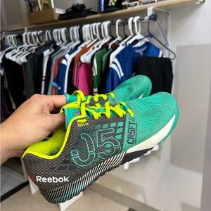 Women’s Reebok CrossFit Nano 5.0 training shoes Sneakers Size 8.5 Volt Yellow